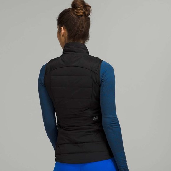 NWT Lululemon Down for It All Zip Up Running Puffer Vest - Black Size 0, XS - Picture 8 of 10